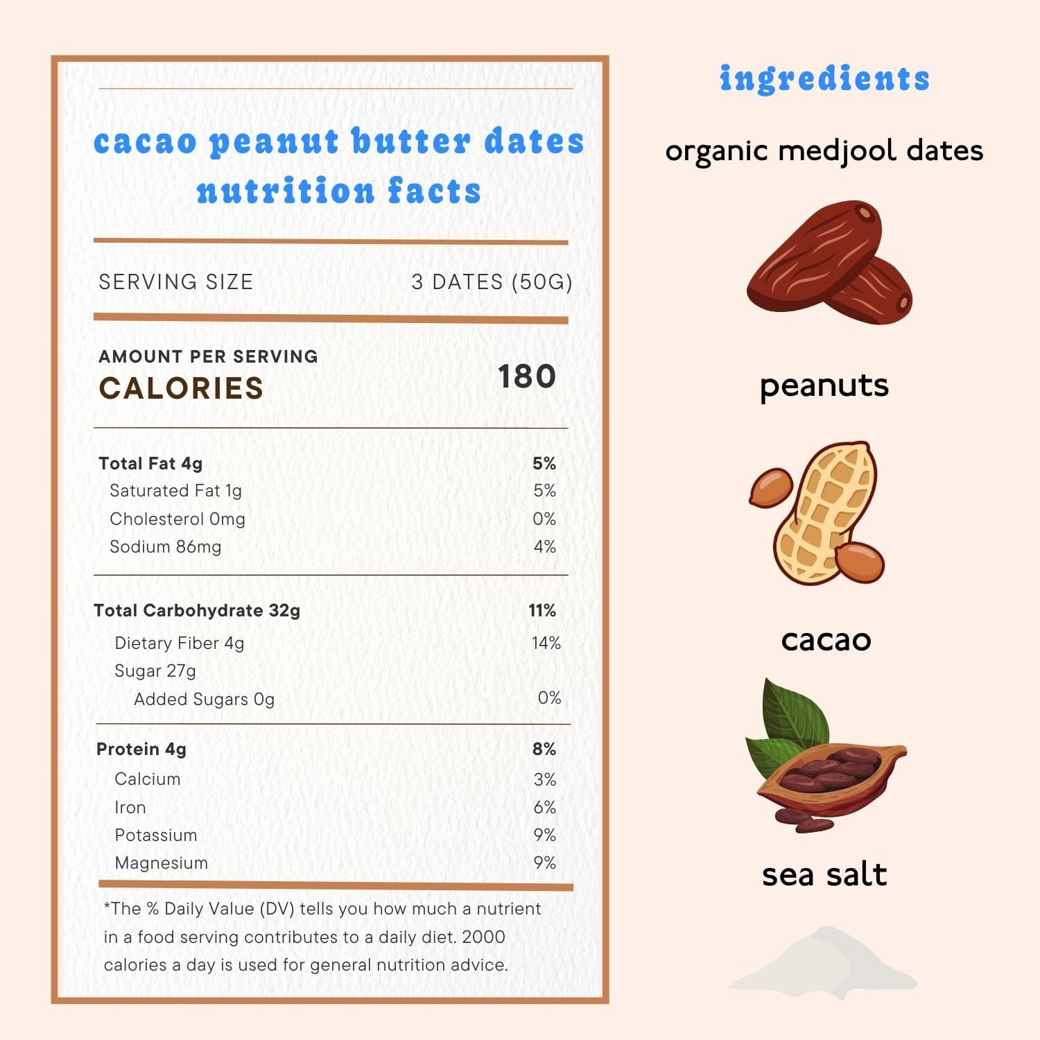 All-Natural Peanut Butter Chocolate Filled Dates – Organic, Gluten-Free, Vegan