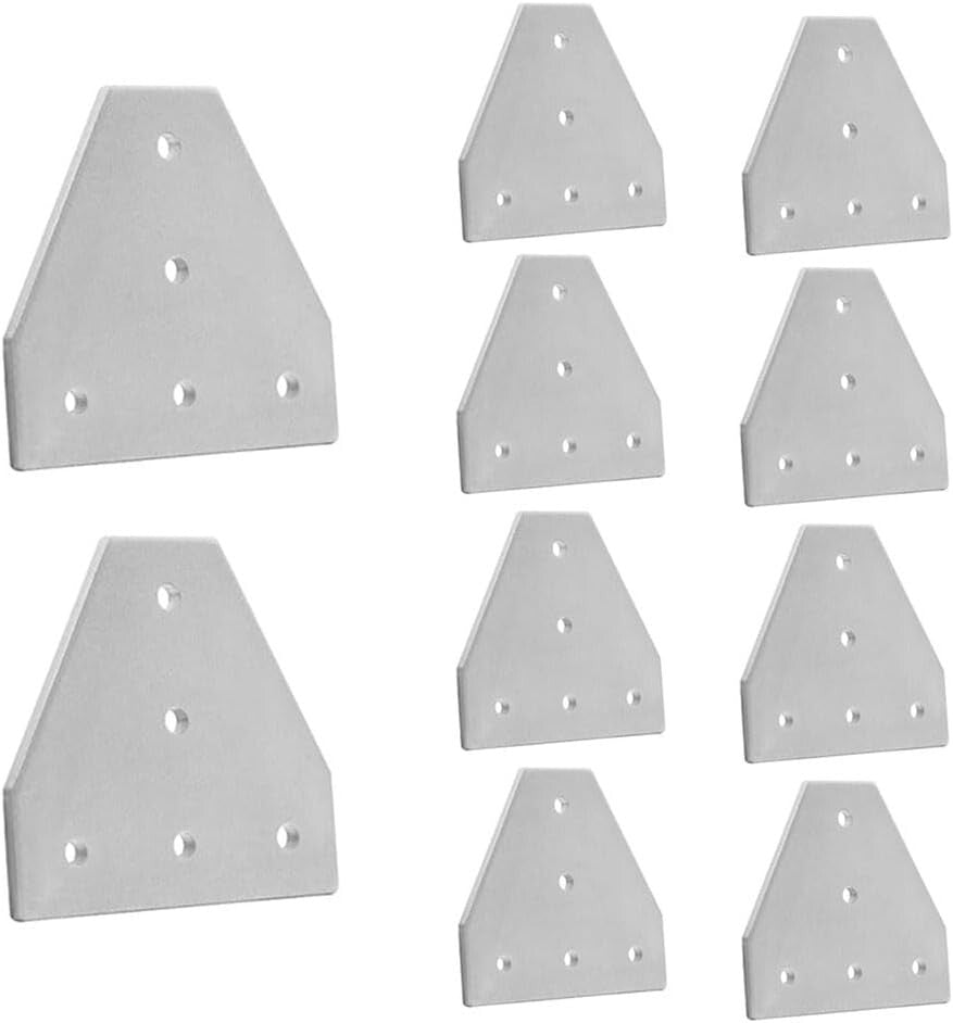 10pc Aluminum 4040 Corner Bracket T Joint Plate Connector for Stable Structures