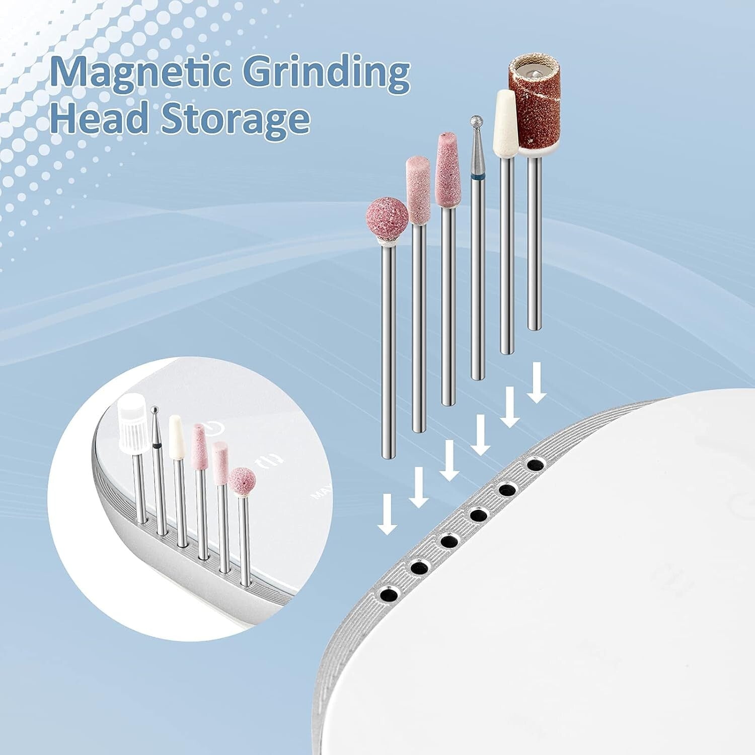35000RPM Electric Nail Drill with Touch Screen - Perfect for Salon & Home Use