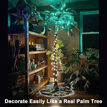Load image into Gallery viewer, Stunning 5ft Lighted Palm Tree with Mini Copper Lights for Outdoor Celebrations