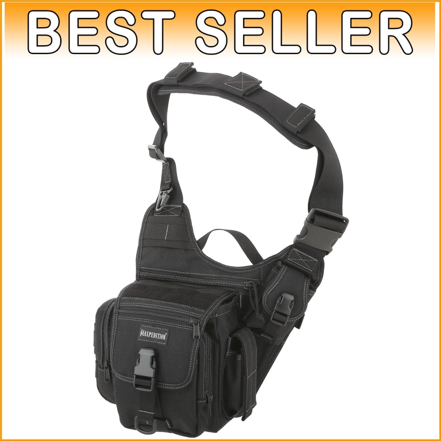 Ergonomic Fatboy Versipack - Stylish Nylon Sling Bag with Quick-Release Buckles