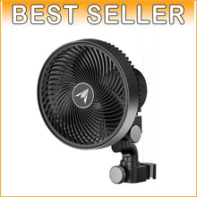 Load image into Gallery viewer, CLOUDRAY 6" Manual Swivel Fan - Ideal for Grow Tents with Tailored Airflow