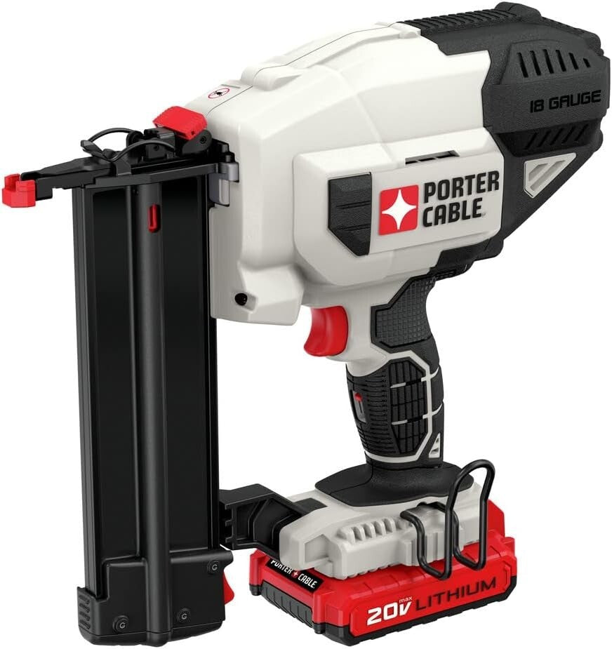 18-Gauge Cordless Nailer Kit with 20V Battery and Charger - Perfect for Crafts