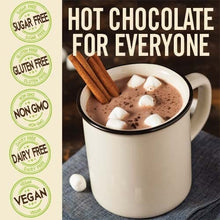 Load image into Gallery viewer, Premium Sugar-Free Hot Chocolate Mix - 6 x 8oz Packs, Dairy-Free &amp; Gluten-Free