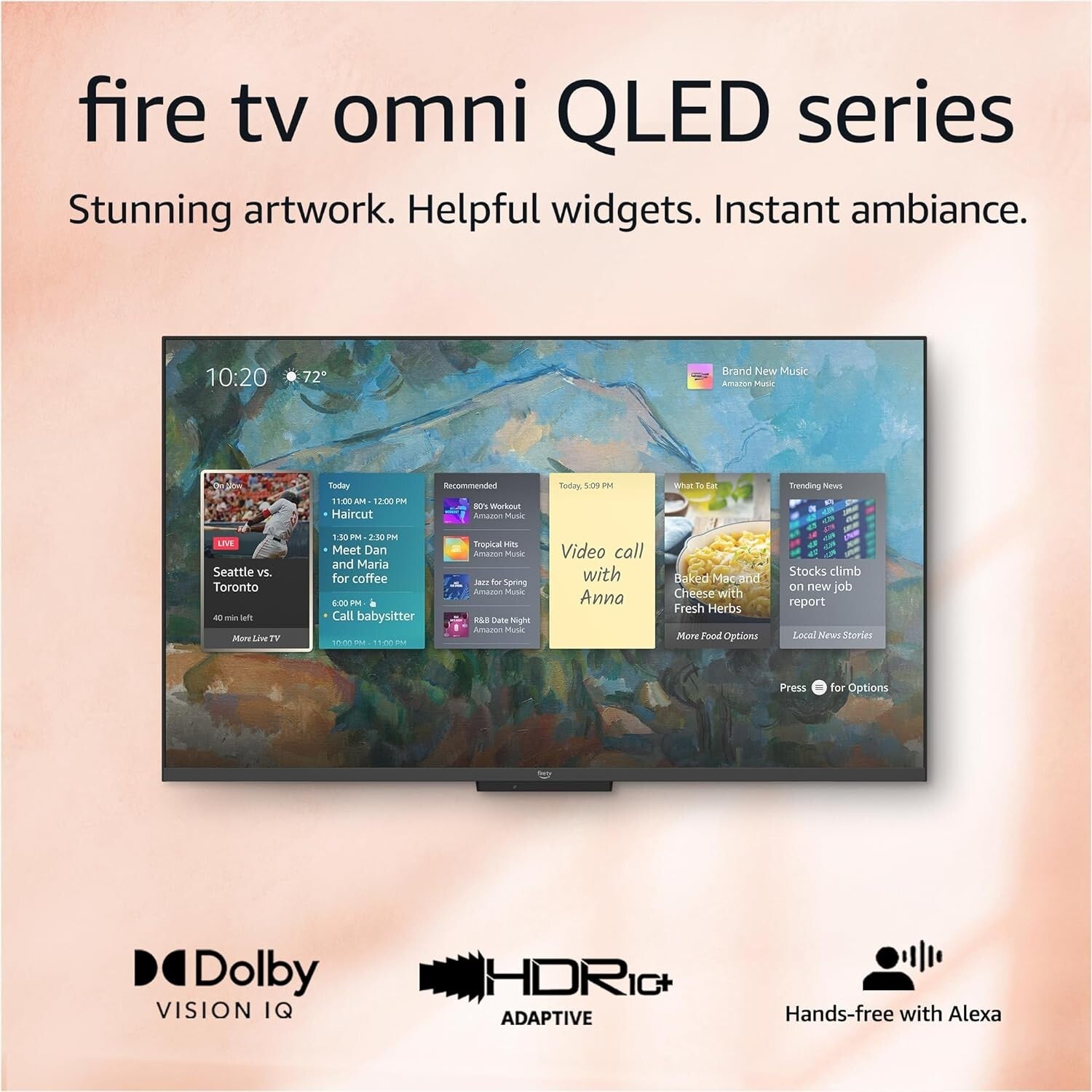 50-Inch Quantum Dot Display Smart TV: 4K UHD, Dolby Vision & Hands-Free Alexa