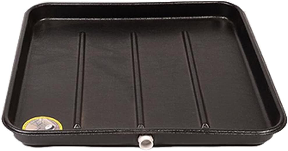 Durable 28" A/C Drain Pan with Reinforced Edges - Ideal for Condensate Overflow
