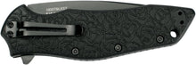 Load image into Gallery viewer, Kuro Tanto Folding Knife 3.125" - Black Serrated EDC Knife with Comfortable Grip
