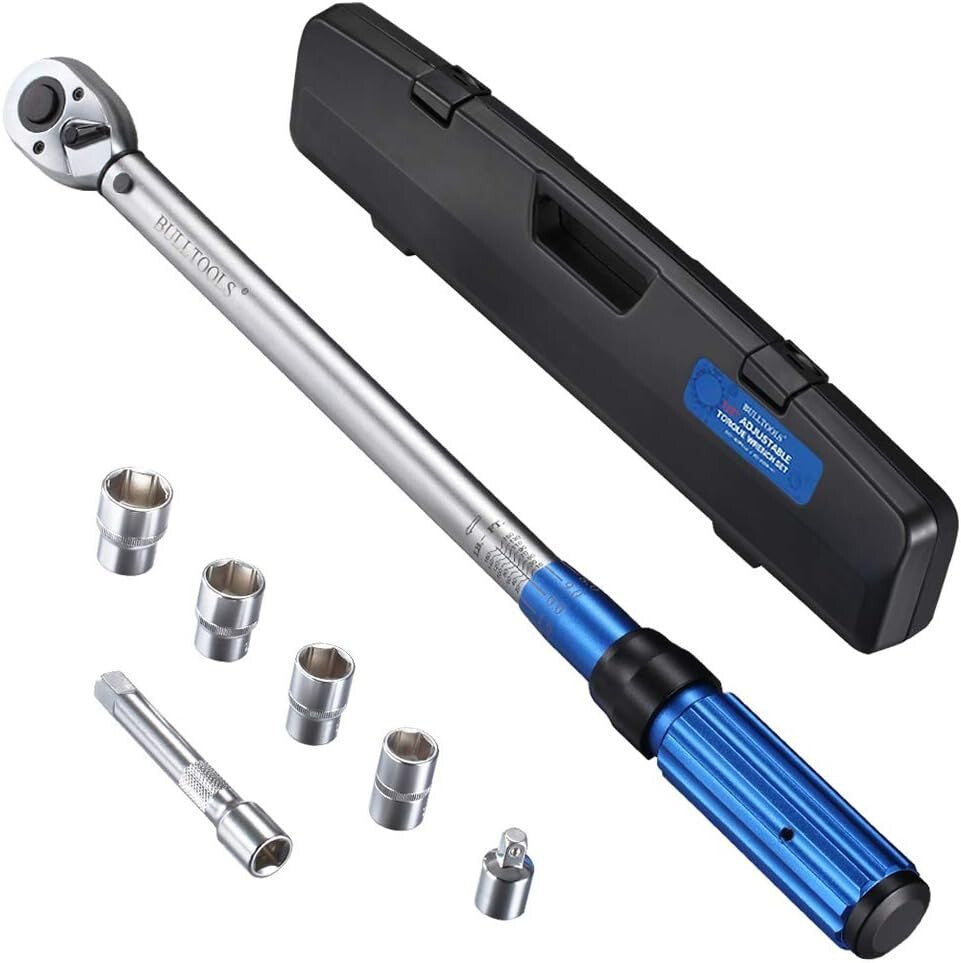 Dual-Direction 1/2'' Drive Click Torque Wrench - 10-160 ft.lb Precision Tool