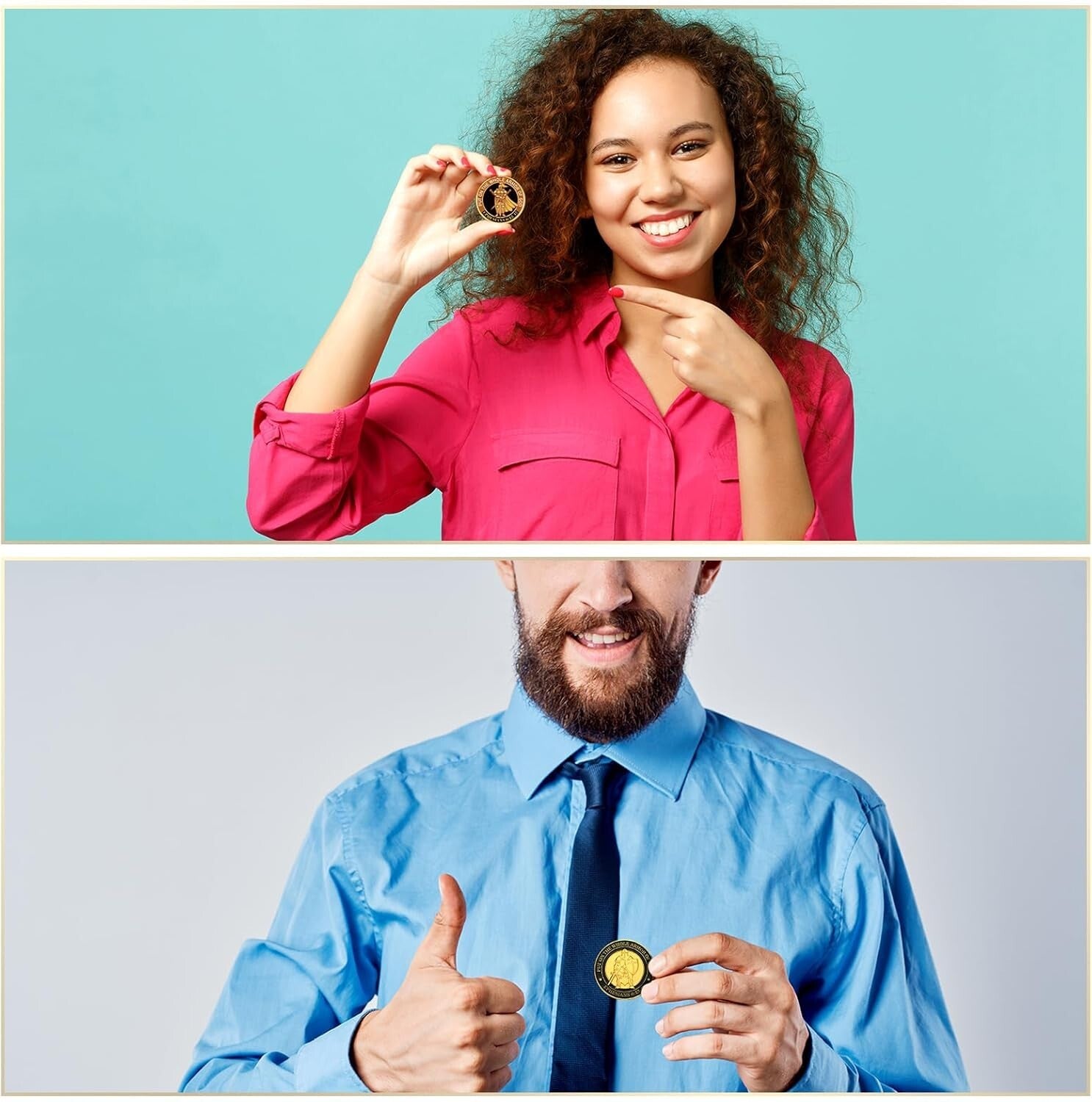 Artistic Commemorative Coins – 36 Pcs Challenge Coins for Christian Gifts