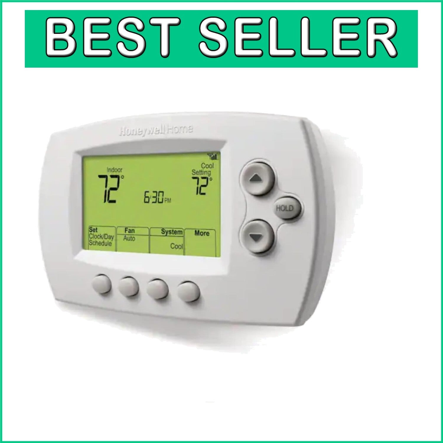 Energy-Efficient Wi-Fi 7-Day Thermostat with Backlit Display & App Control
