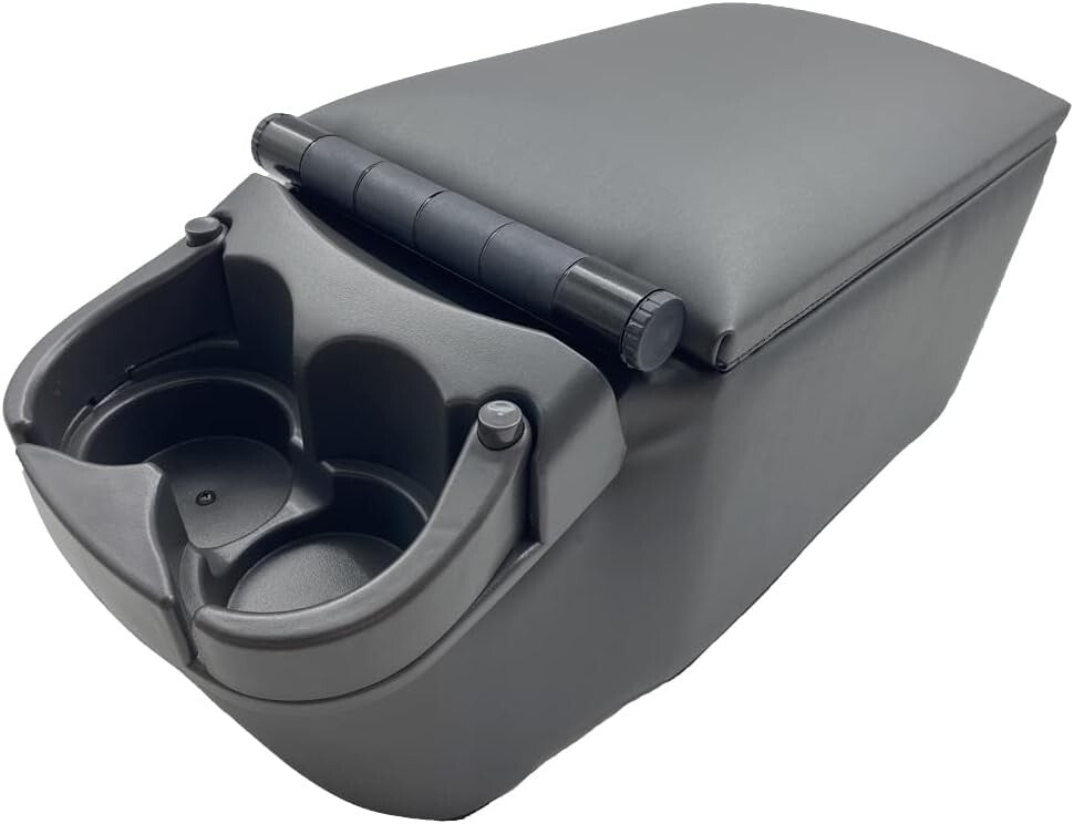 Durable Center Console with Adjustable Cup Holders - Perfect for Truck Interiors