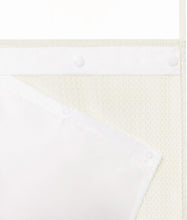 Load image into Gallery viewer, Hotel Grade Water-Repellent Shower Curtain with Semi-Sheer Top Window - 71x74