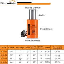 Load image into Gallery viewer, Efficient 20T Porta Power Hydraulic Jack with 2" Stroke for Industrial Use