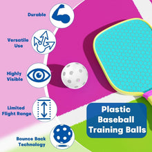 Load image into Gallery viewer, Versatile 36-Pack Training Softballs - Safe for Indoor/Outdoor Play and Practice