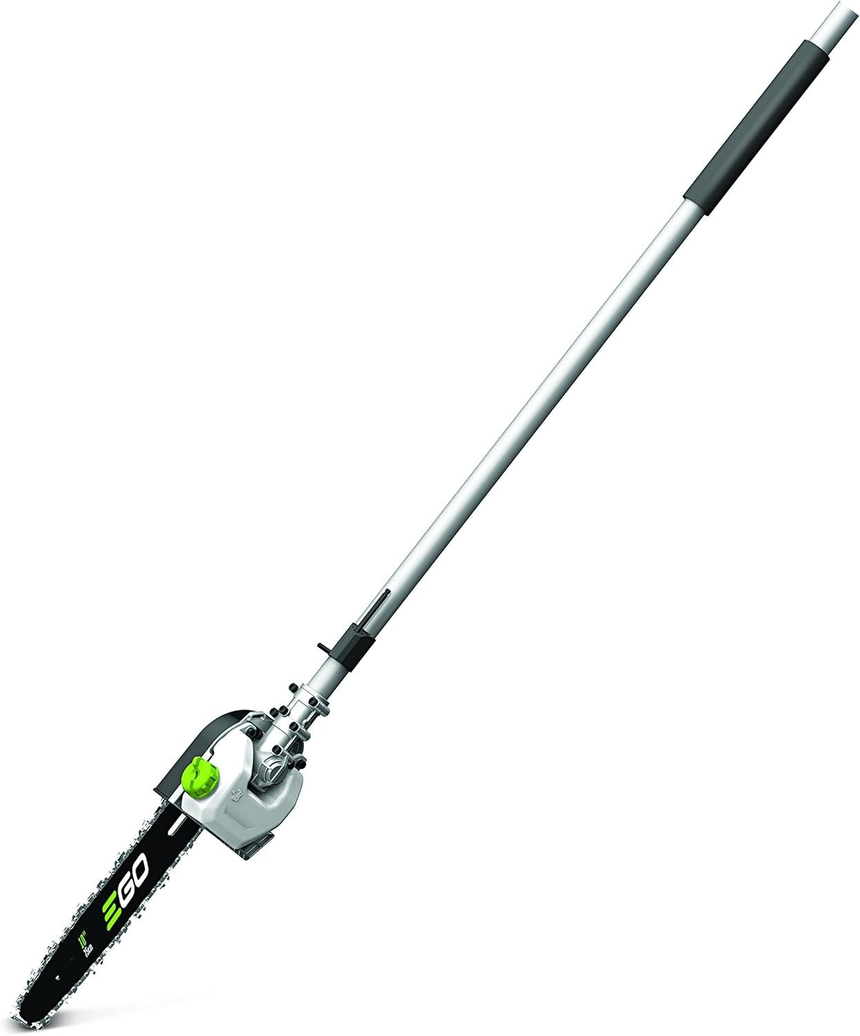 56V Battery-Powered Pole Saw Attachment for Efficient Tree Maintenance - 10-Inch