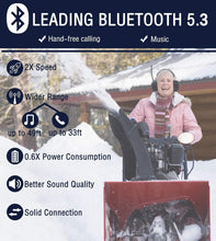 Load image into Gallery viewer, Noise-Canceling Bluetooth Headphones with FM/AM Radio - 48H Rechargeable Power