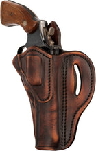Load image into Gallery viewer, Premium K-Frame OWB Holster in Vintage Brown - Fits Ruger GP100 &amp; S&amp;W 686