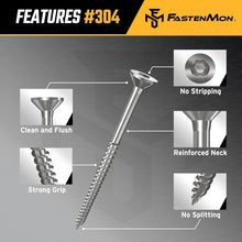 Load image into Gallery viewer, Bulk Pack of 1200 Flat Head Deck Screws - Corrosion-Resistant, Ideal for Wood
