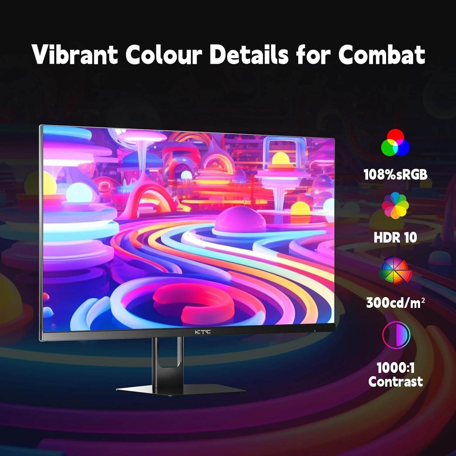 27-Inch 180Hz Gaming Monitor with 1ms Response Time & Fast IPS Technology