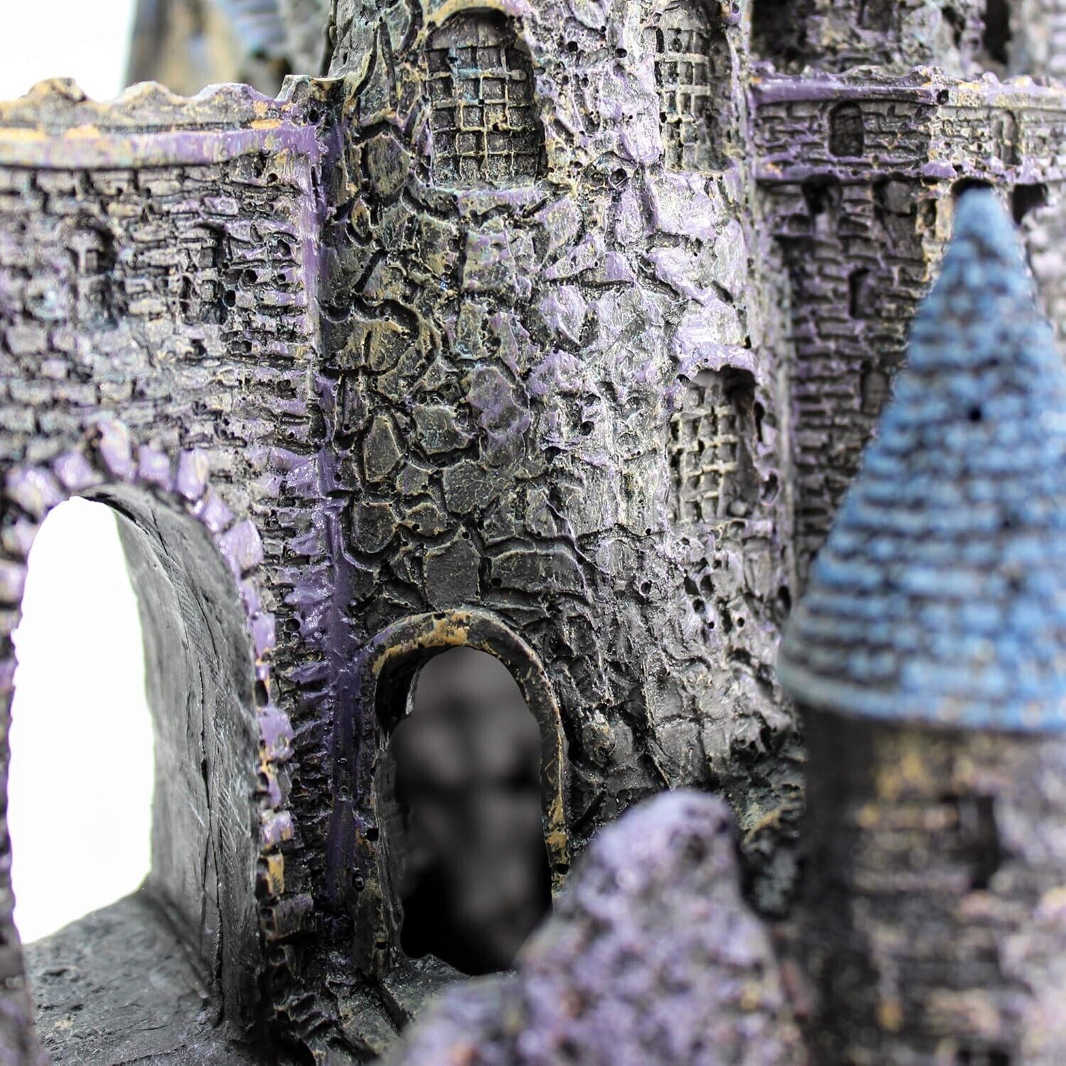 Whimsical Extra Large Wizard Castle Aquarium Decor - Perfect for Freshwater Fish