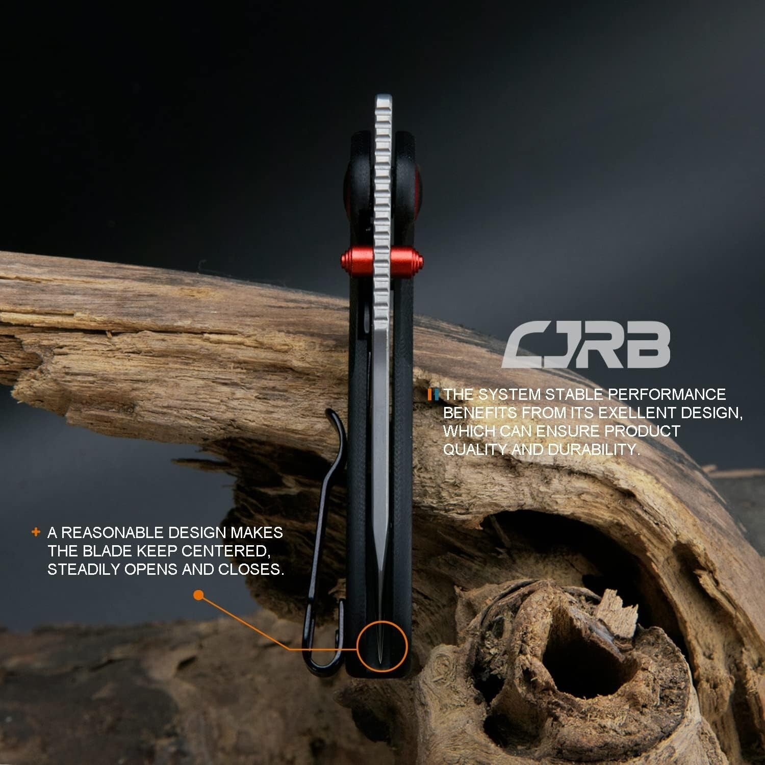 Limited Edition CJRB Maileah Damascus Pocket Knife with G10 Handle - Compact EDC