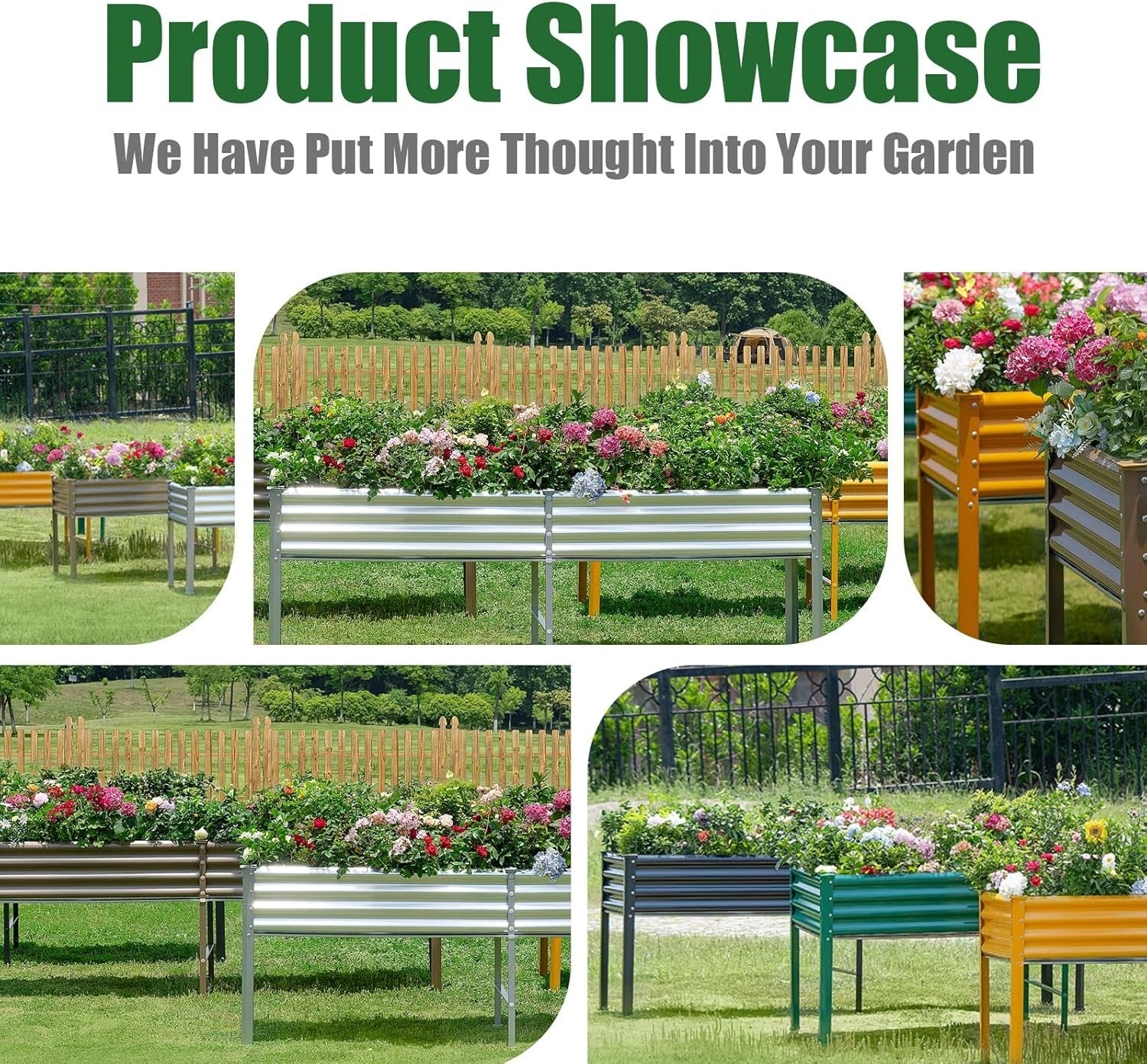 Easy Assembly Raised Garden Bed with Legs - 96x24x32 in, Perfect for Outdoor Use