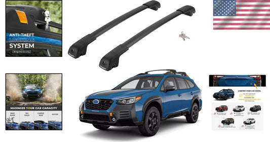 Secure Aluminum Roof Rack for Subaru Outback Wilderness – Maximize Cargo Space