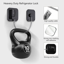 Load image into Gallery viewer, Heavy-Duty Combination Refrigerator Lock - No Keys Needed, Easy Install (4 Pack)
