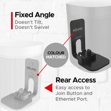 Load image into Gallery viewer, Invisible Sonos Wall Mount Bracket Twin Pack - Secure &amp; Stylish Speaker Support