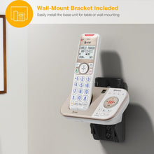 Load image into Gallery viewer, Champagne Gold/White DECT 6.0 Phone - 2 Handsets with Voice-Activated Answering