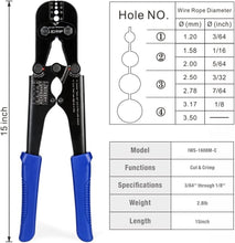 Load image into Gallery viewer, Compact Manual Swage Tool for Wire Rope with Ergonomic Grip—Durable &amp; Efficient