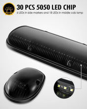 Load image into Gallery viewer, GMC Silverado/Sierra 2002-2007 LED Cab Marker Lights - Smoke Lens, Easy Install