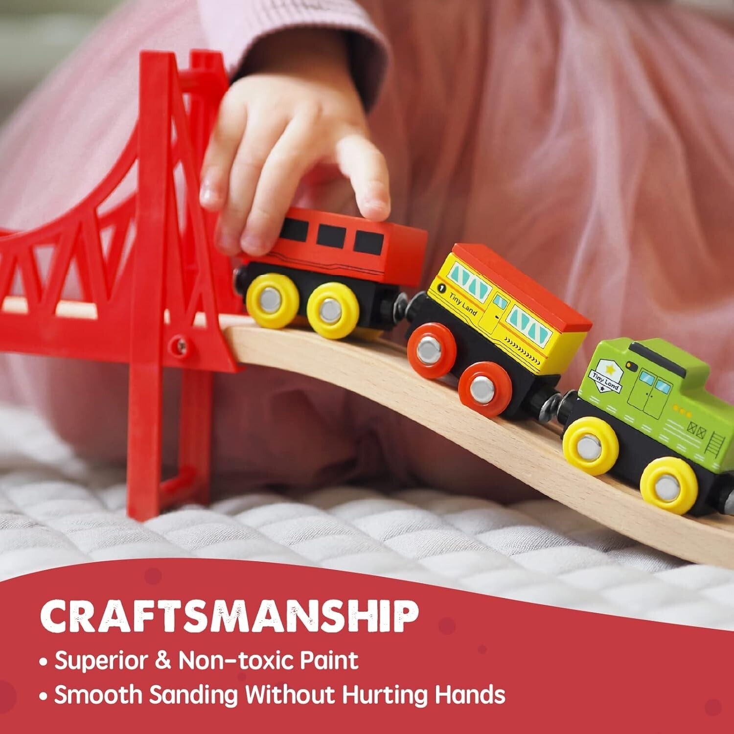 Engaging 110-Piece Train Set for Toddlers: Safe & Compatible with All Brands