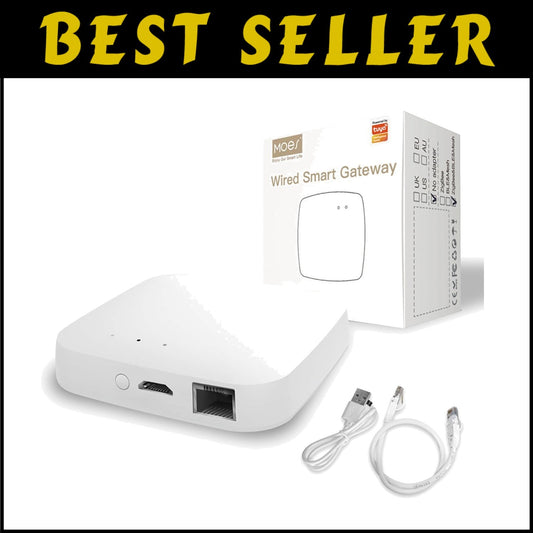 Compact ZigBee 3.0 & Bluetooth Smart Hub with Alarm Features for Home Automation