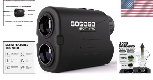 Gogogo Sport Laser Rangefinder with Slope & Pin-Seeker - Outdoor Precision Tool