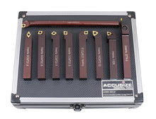 Load image into Gallery viewer, Compact 9-Piece Indexable Carbide Tools with TiN Inserts for Precision Work