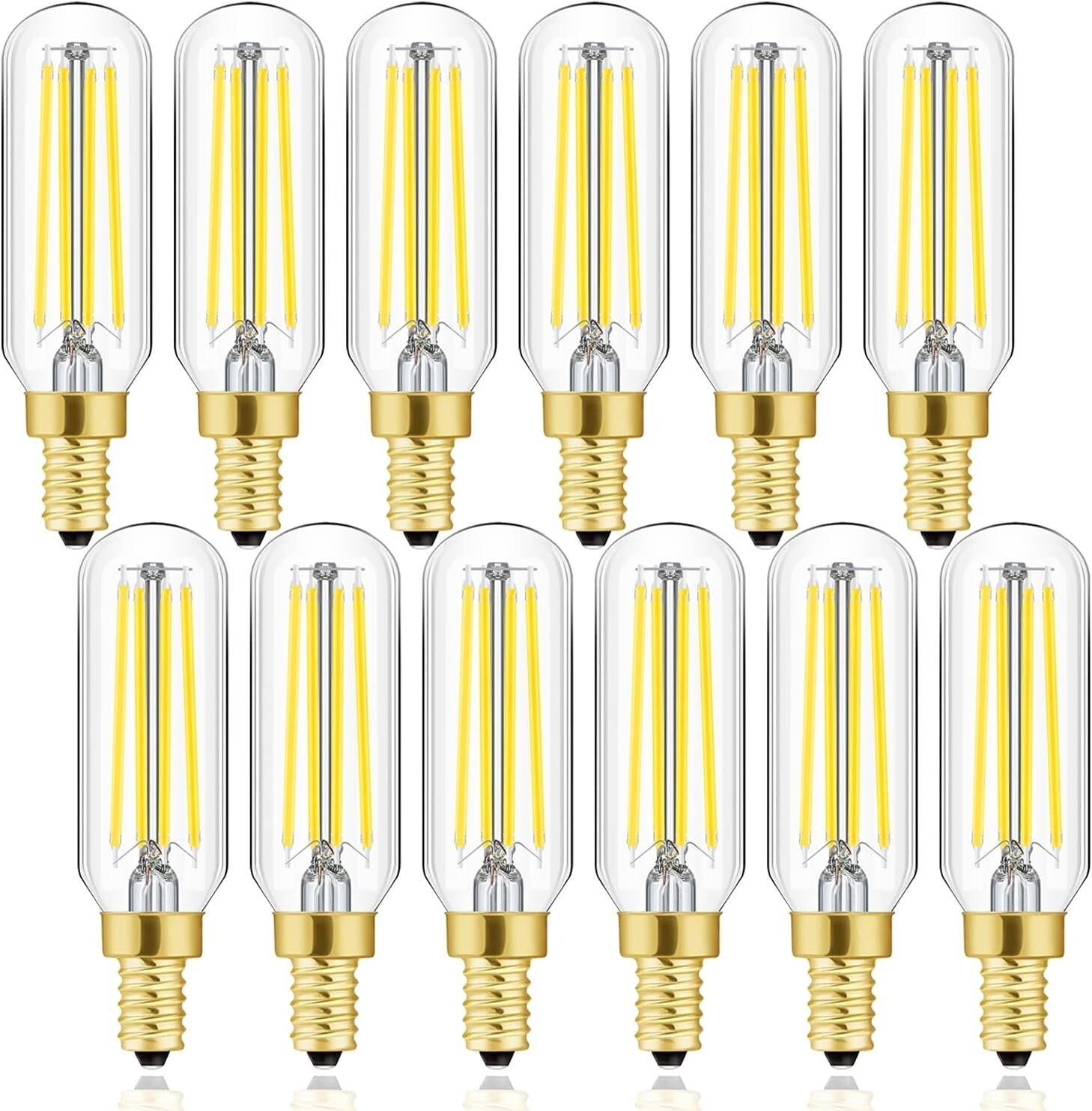 Dimmable E12 8W LED Bulb - 100W Incandescent Equivalent, Ideal for Chandeliers