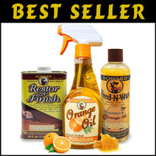 Load image into Gallery viewer, Complete Mahogany Wood Restoration Kit - High-Gloss Finish for Furniture