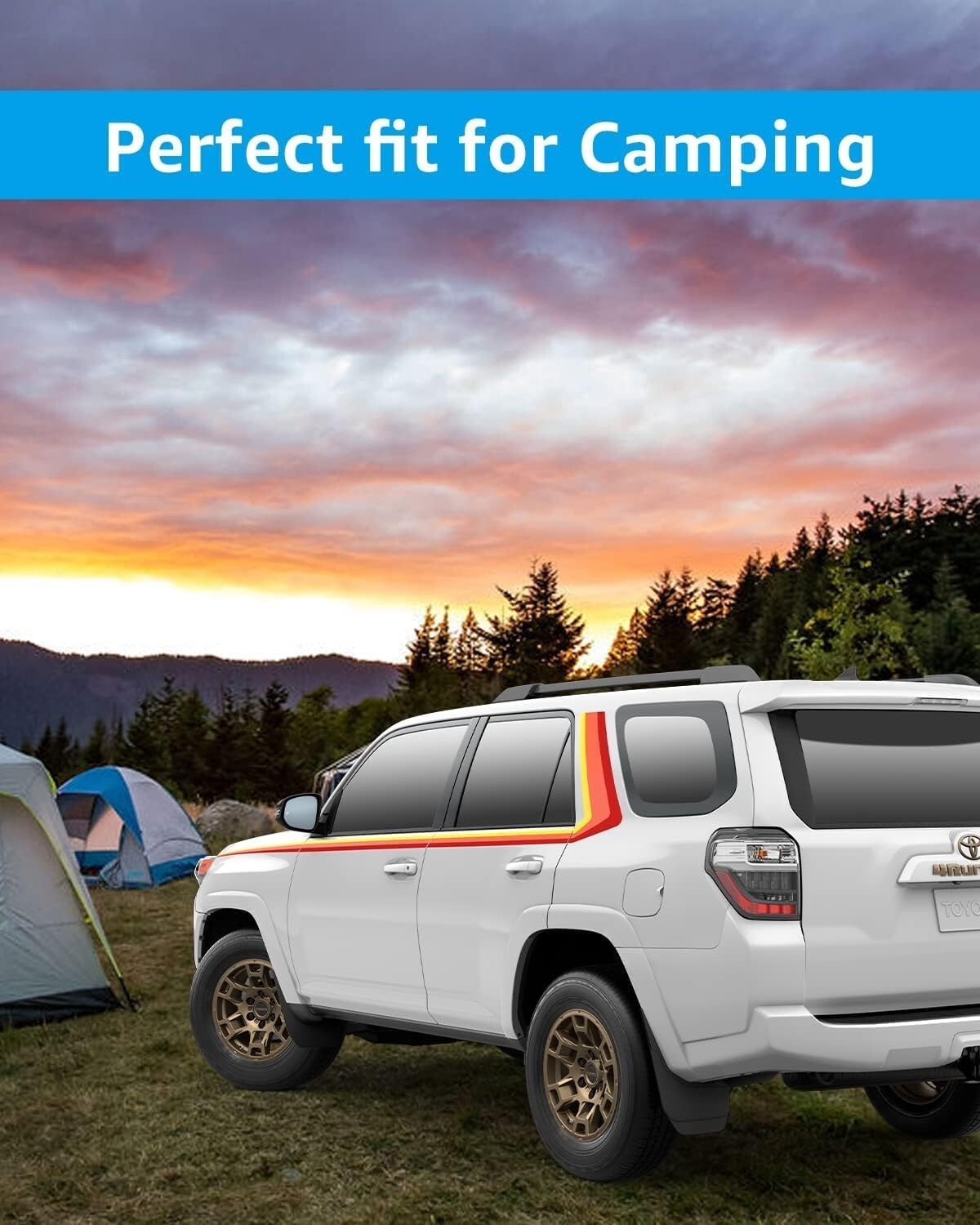 Lightweight Opaque Sun Shade Set for 4Runner - Comfort & Protection on the Road