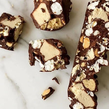 Load image into Gallery viewer, Vegan Halva Nostalgia Trio - Cardamom, Pistachio &amp; Dark Chocolate - 8oz 3 Pack