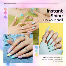 Load image into Gallery viewer, Portable Poly Gel Nail Art Kit: 60-pcs for Effortless Extensions &amp; Care