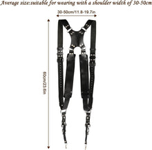 Load image into Gallery viewer, Professional Dual Camera Sling - Premium Leather Harness for Seamless Shooting