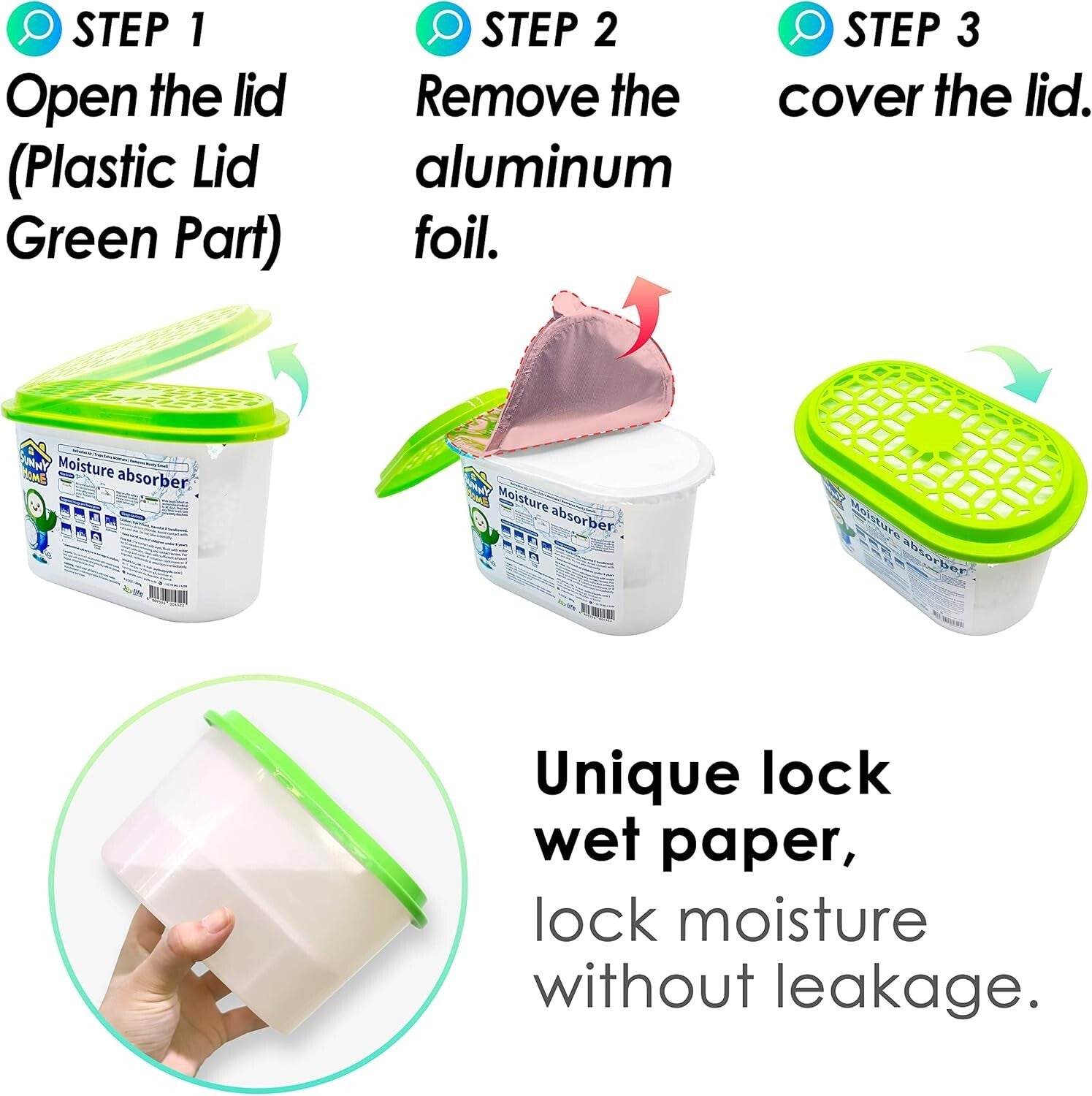 Effective 24-Pack Moisture-Absorbing Beads – Deodorizer for Closets & Bathrooms