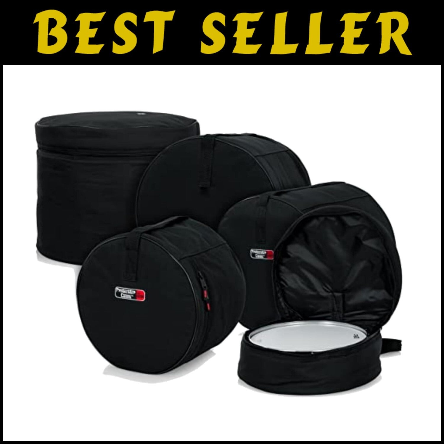 Protechtor 5-Piece Padded Drum Bag Set - Ultimate Protection for Drummers
