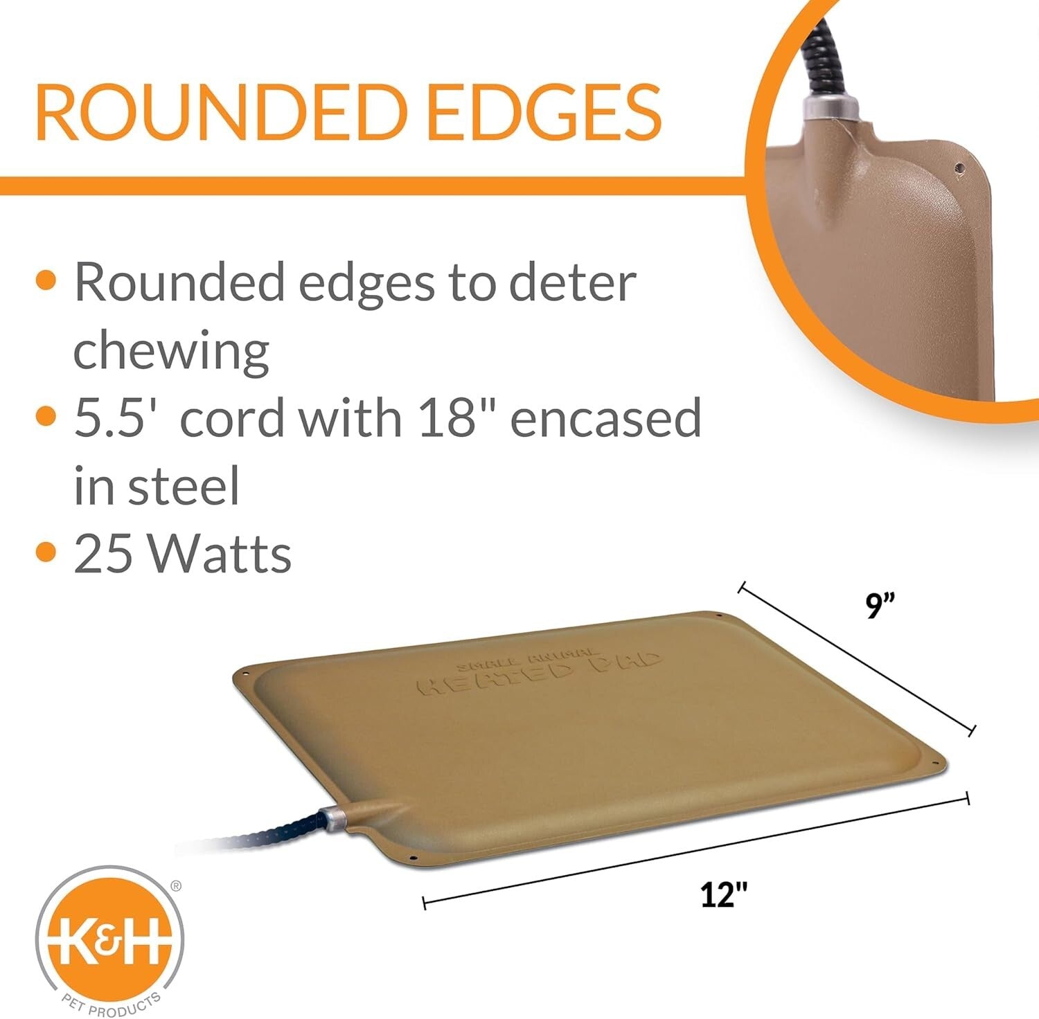 9 X 12in Energy-Efficient Heated Chicken Pad: Safe and Durable Nesting Solution