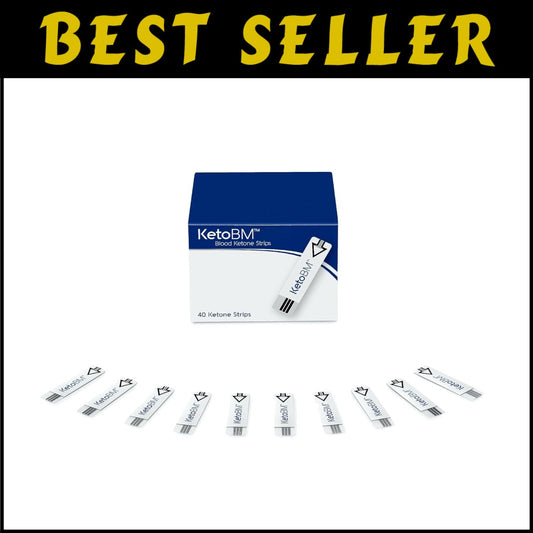 Compact and Lightweight 40 Count Ketone Testing Strips - Perfect for Home Use