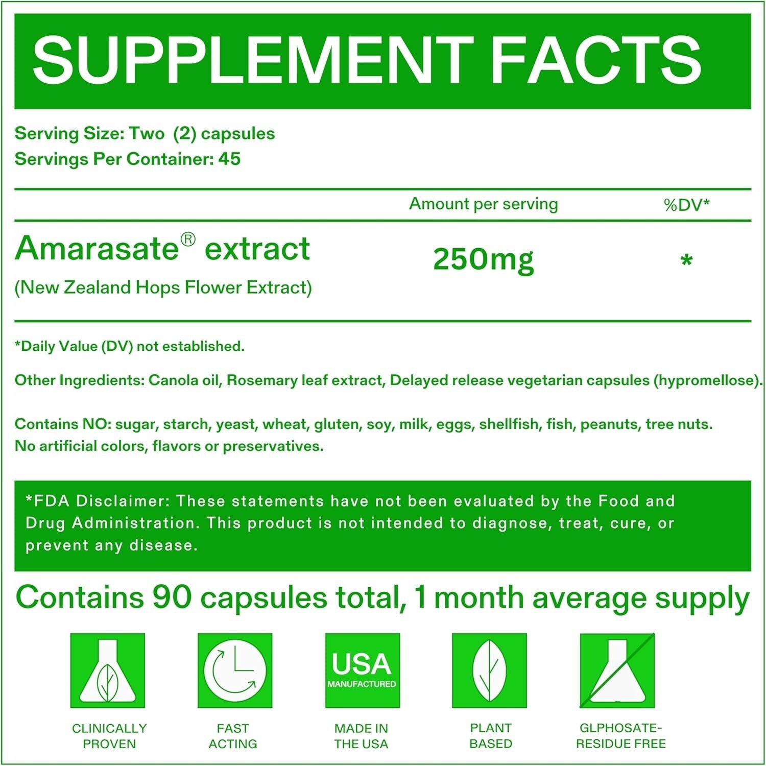 6X Natural GLP-1 Activator - 180 Count Plant-Based Calorie Control Supplement