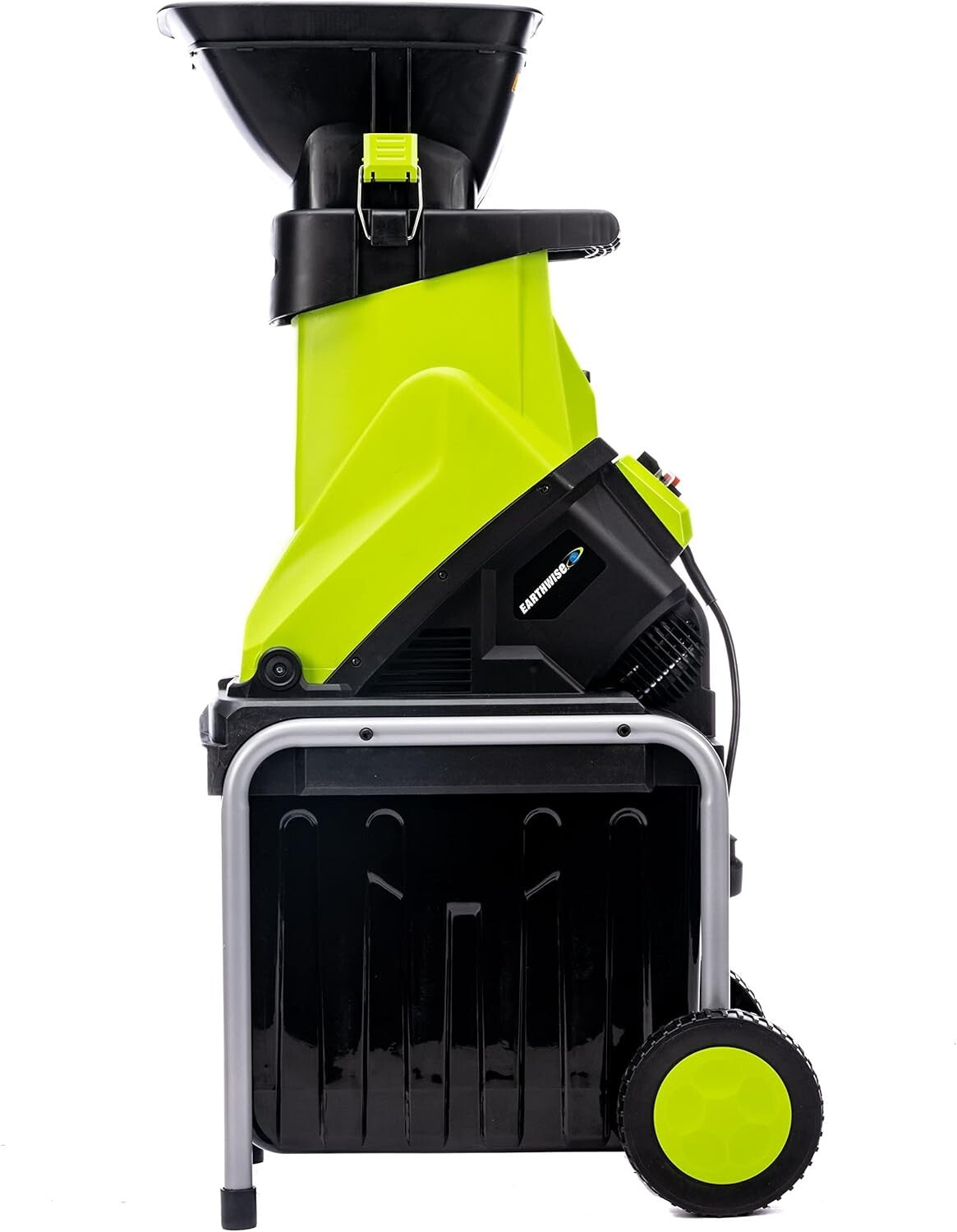 Earthwise 15-Amp Electric Garden Chipper with Collection Bin for Easy Composting
