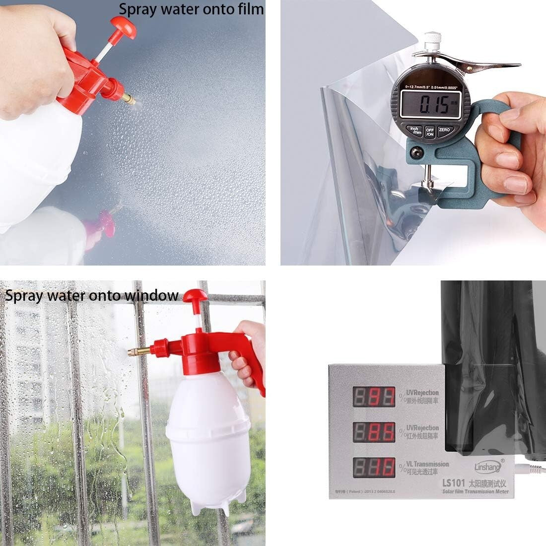 Self-Adhesive One Way Window Film: UV Protection & Heat Control, 6 Mil Thickness