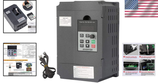 10A 2.2KW VFD Inverter for CNC & Spindle Speed Control, 220V 3 Phase Output